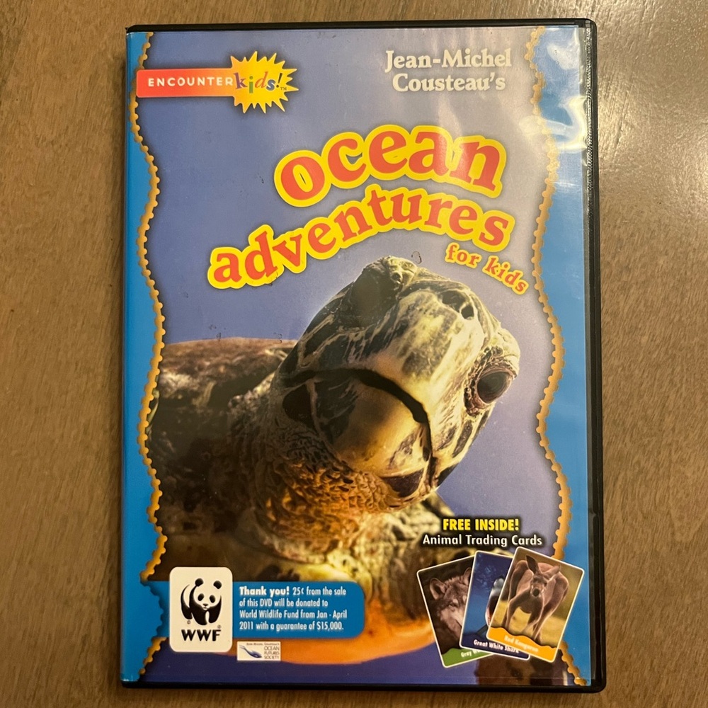 Jean-Michel Cousteau’s Ocean Adventures Aquatic Sea Learning Education Movie DVD